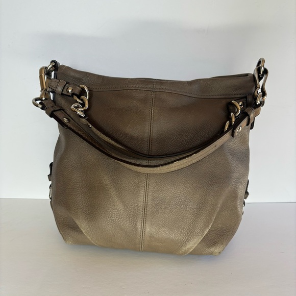 Coach Gray Shoulder Bag - Picture 2 of 10